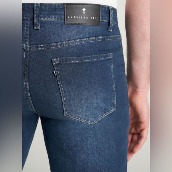 NWT American Tall Brand Straight Leg Jeans in Blue Steel Size 40/38 - Picture 7 of 13